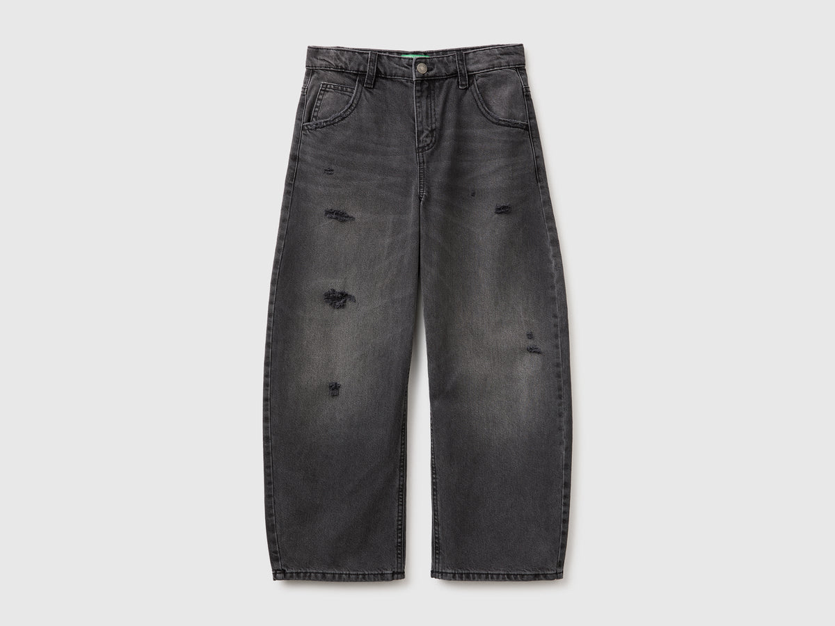 Jeans trattati balloon fit