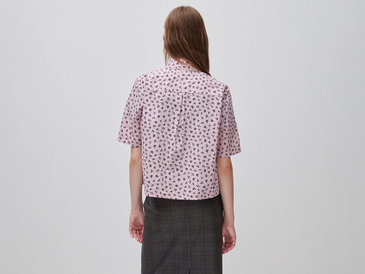 Camicia fantasia a manica corta