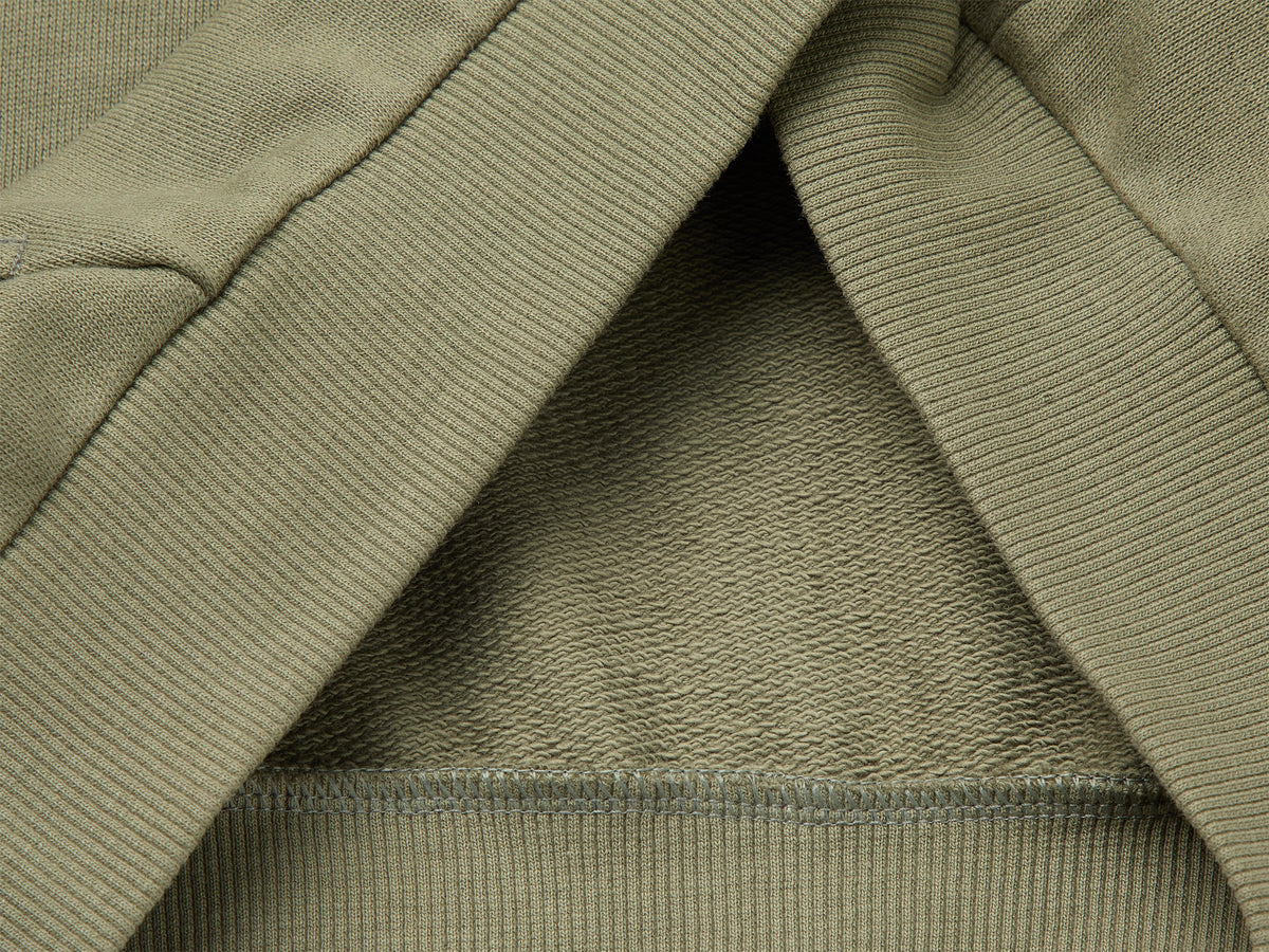 Felpa in cotone bio con cappuccio e stampe