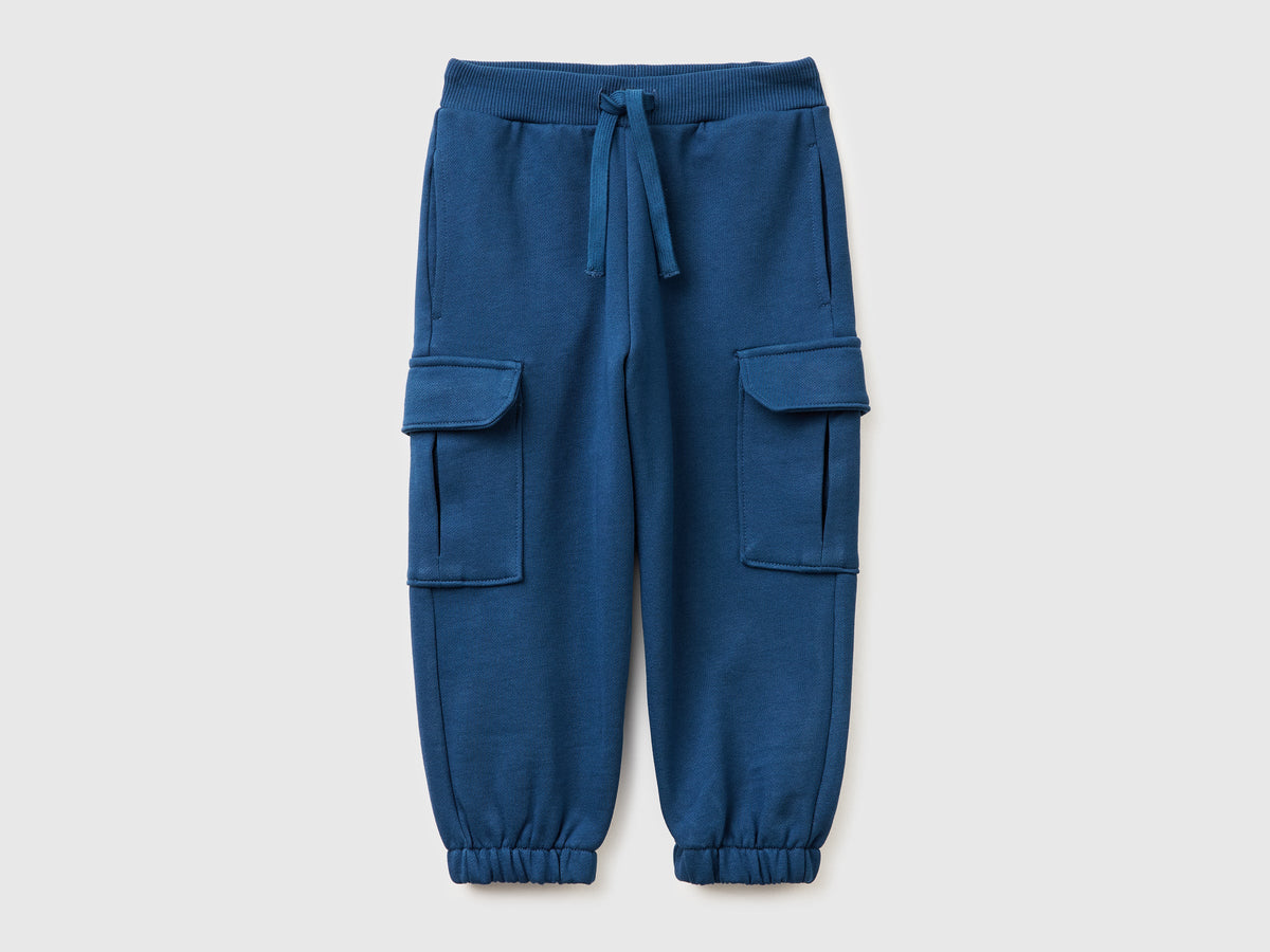 Joggers cargo in felpa