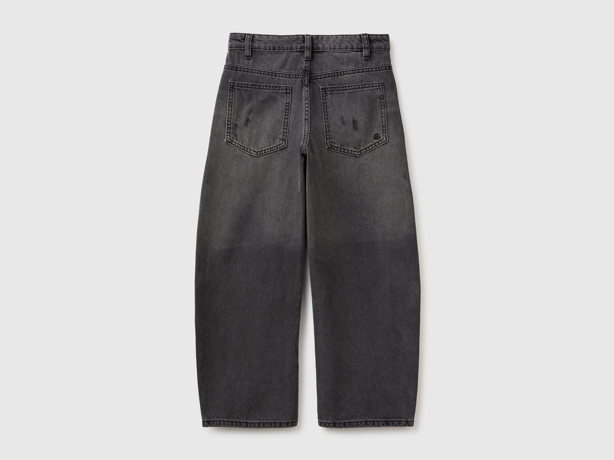 Jeans trattati balloon fit