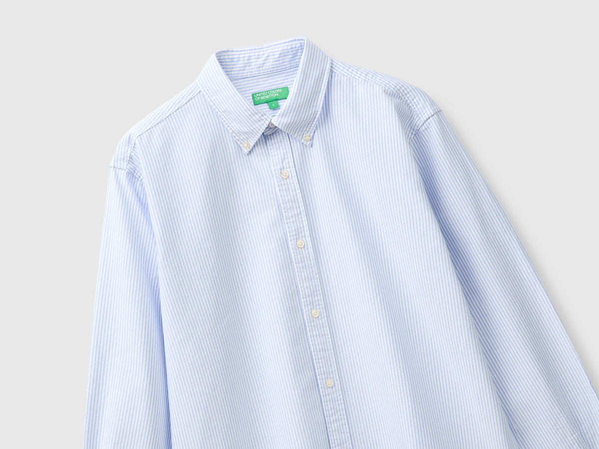 Camicia a righe button down