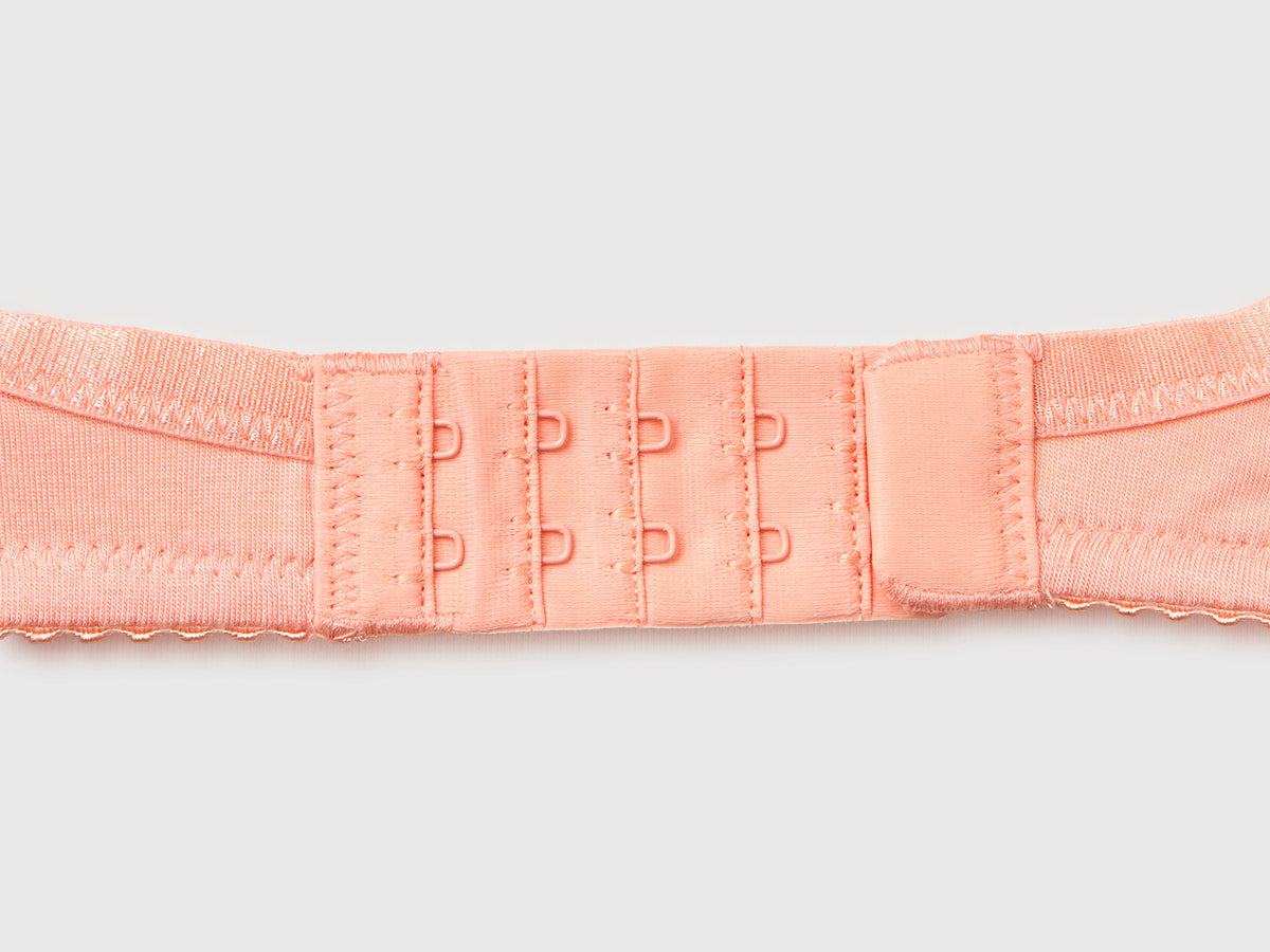 Reggiseno in misto seta con pizzo