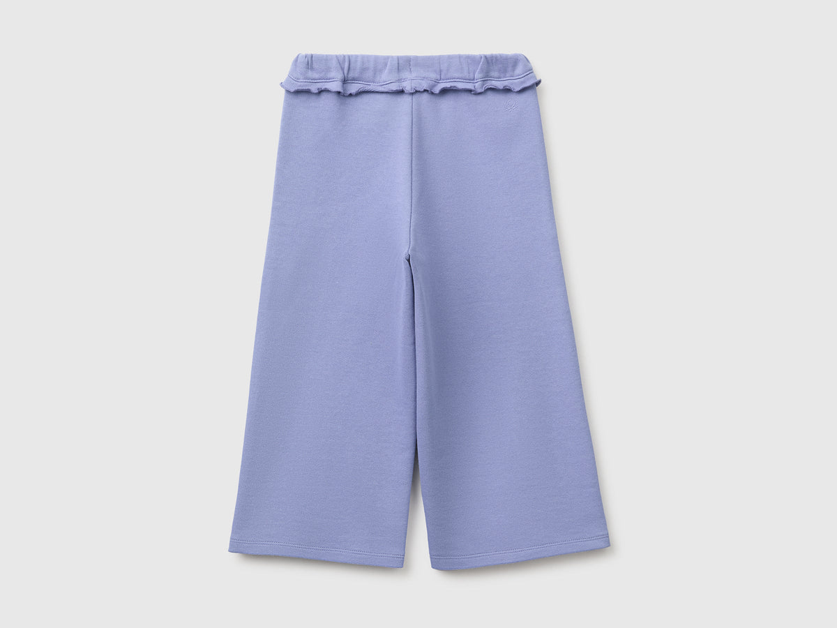 Pantaloni in felpa con rouches