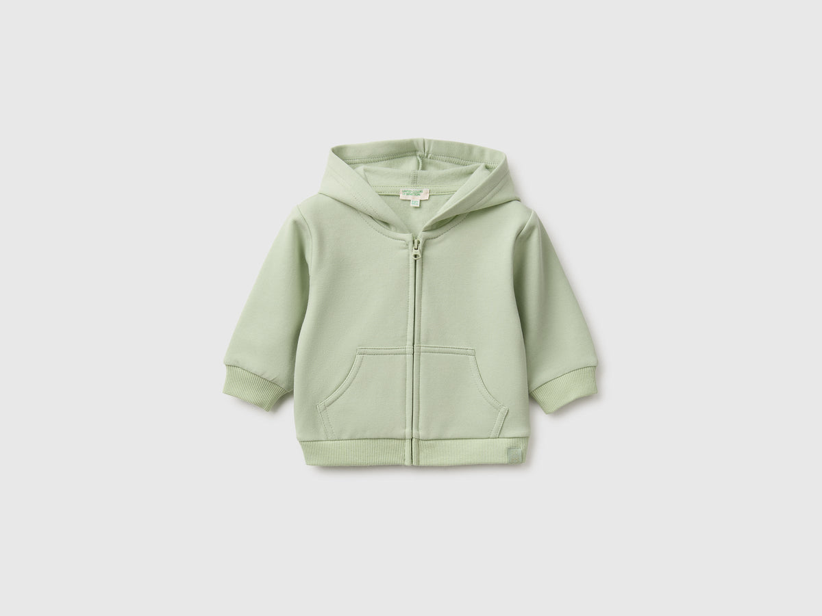 Felpa con zip e cappuccio