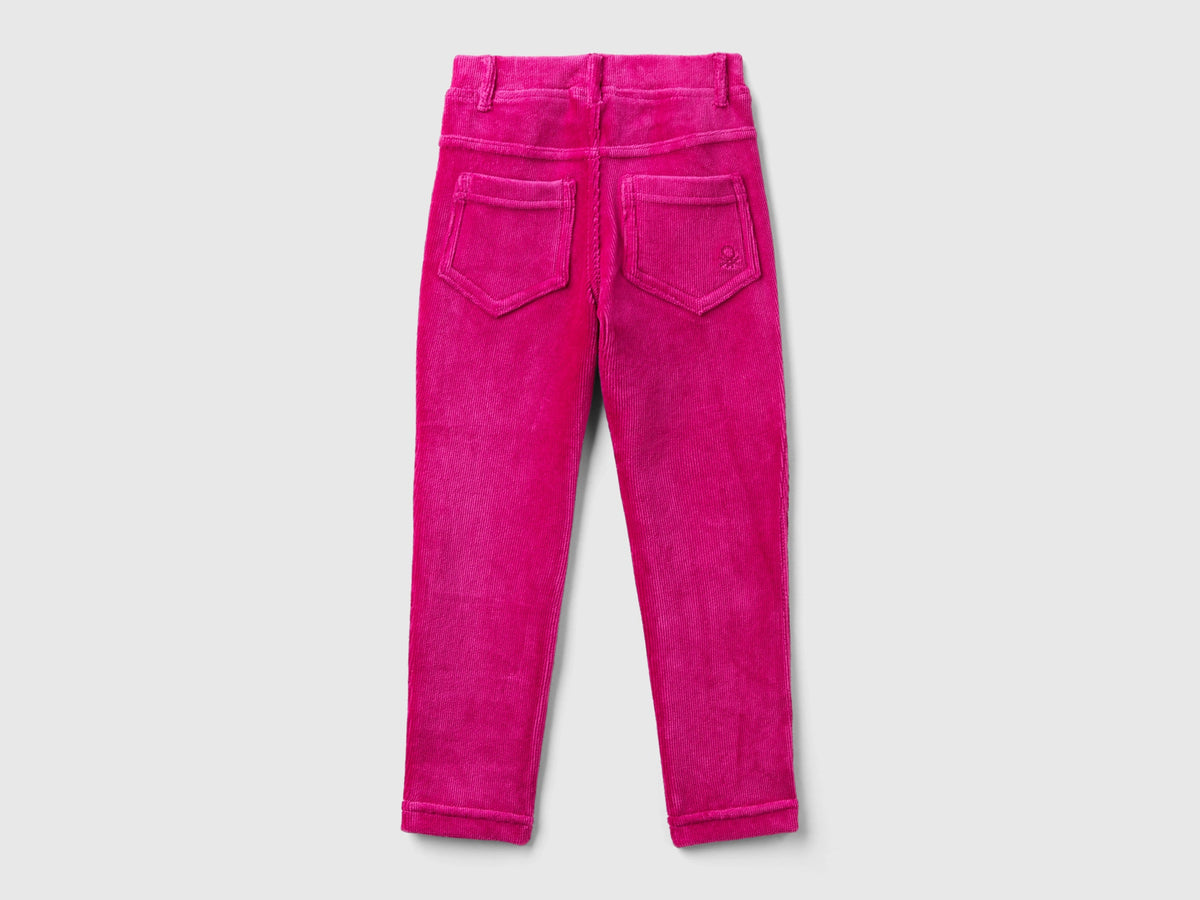 Pantaloni in ciniglia a costine