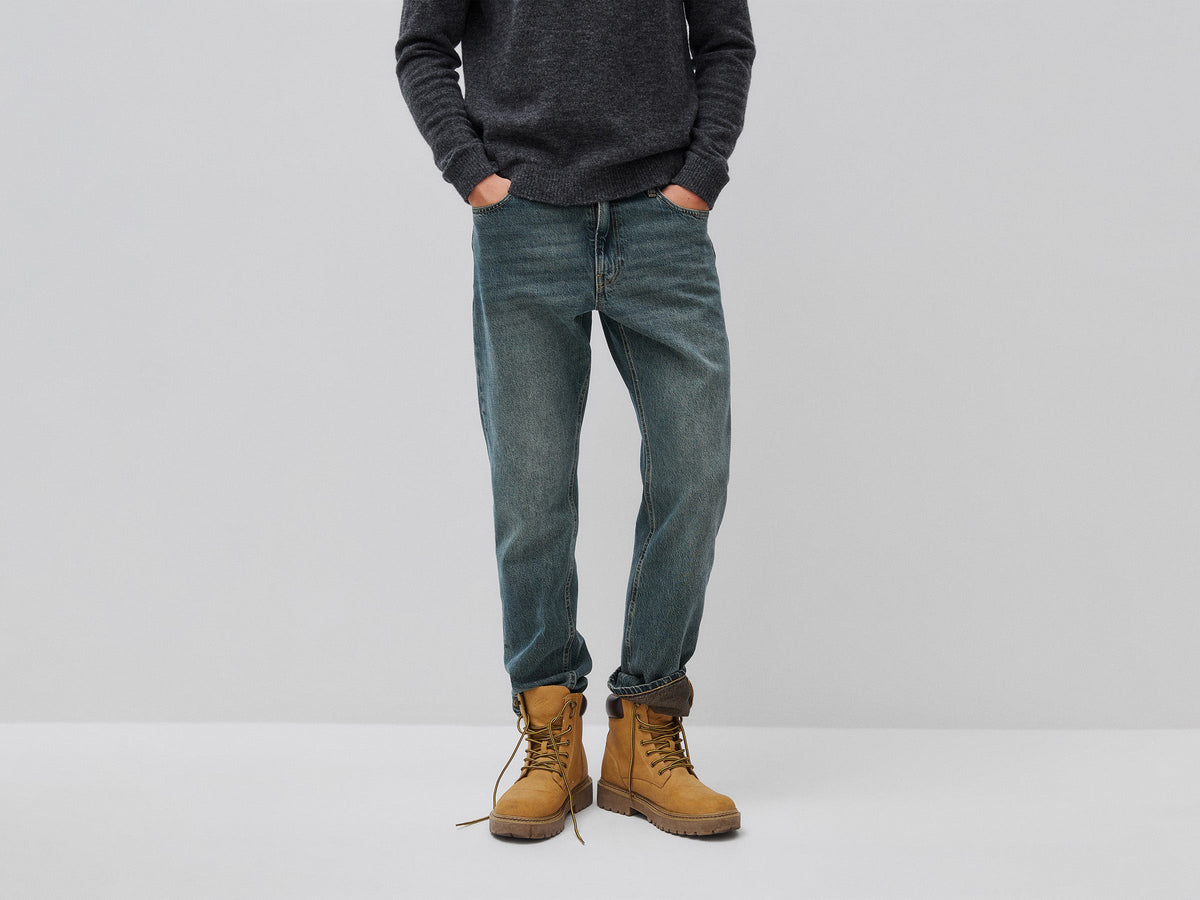 Jeans regular fit 100% cotone