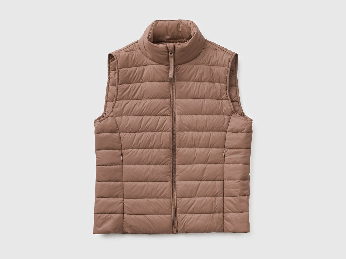 Piumino smanicato slim fit