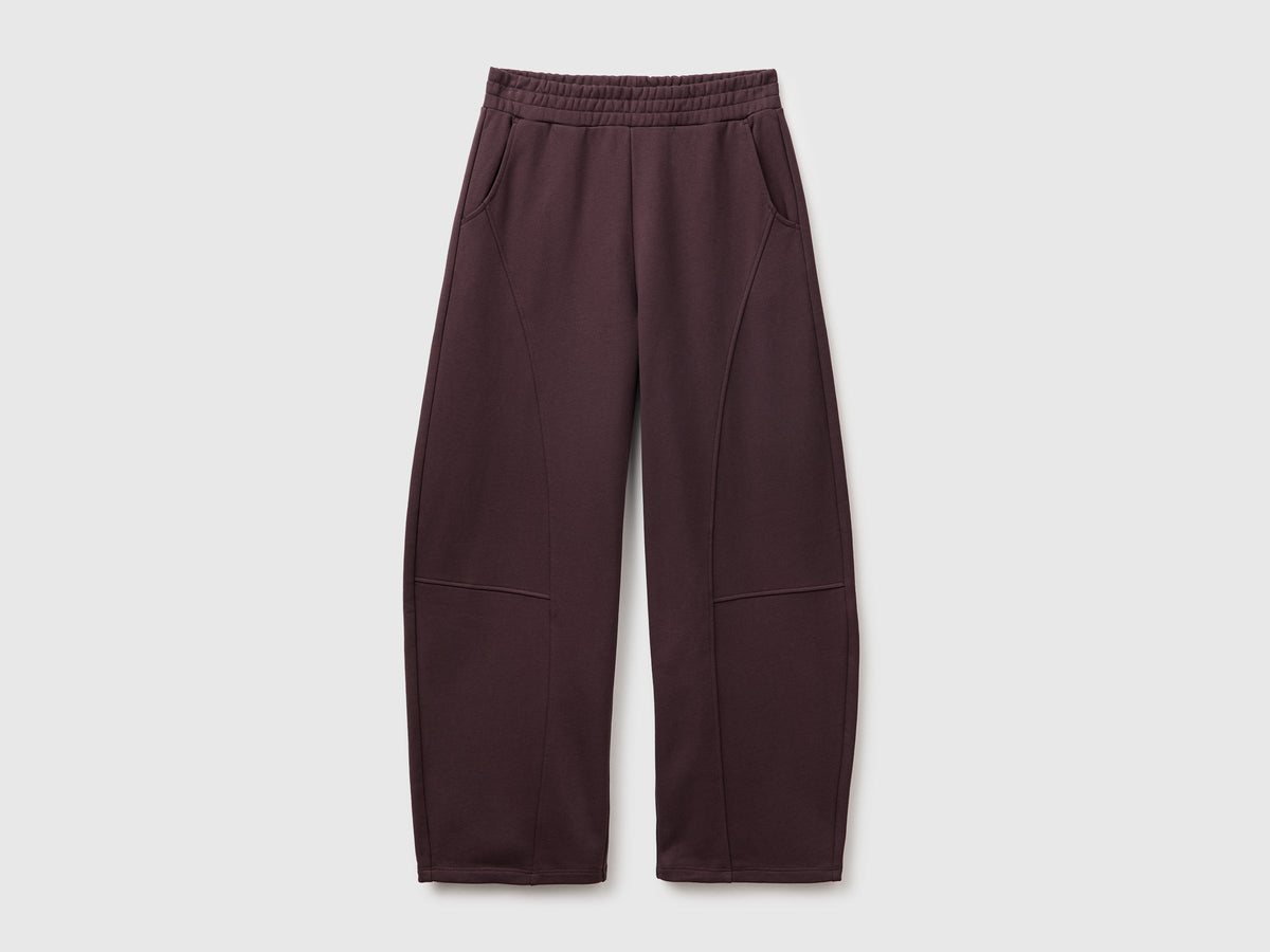 Pantaloni in felpa barrel fit