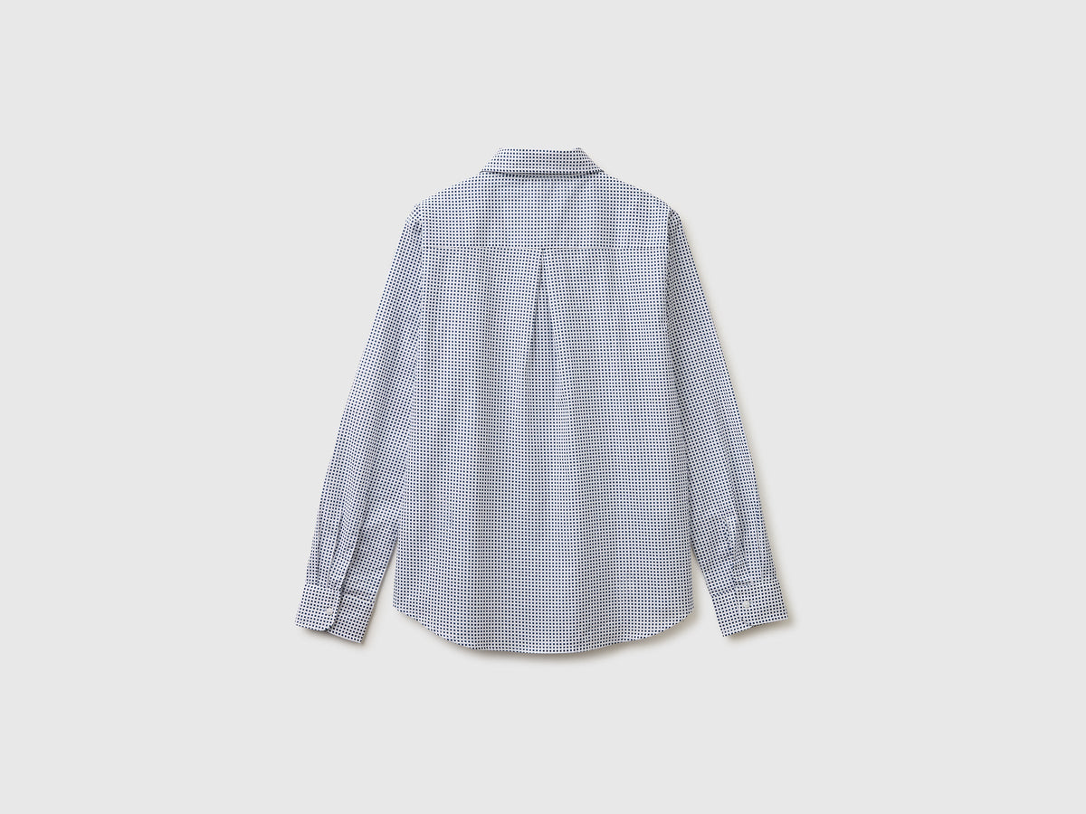 Camicia fantasia in cotone leggero