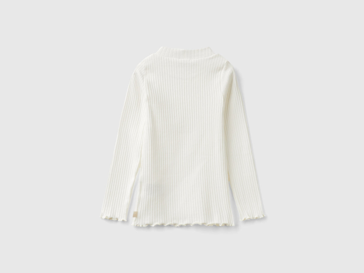 Maglietta slim fit in cotone stretch