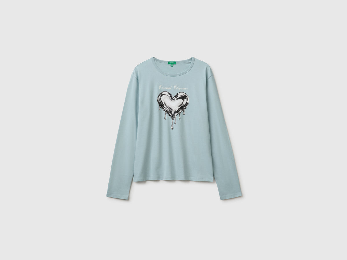T-shirt 100% cotone bio con stampa