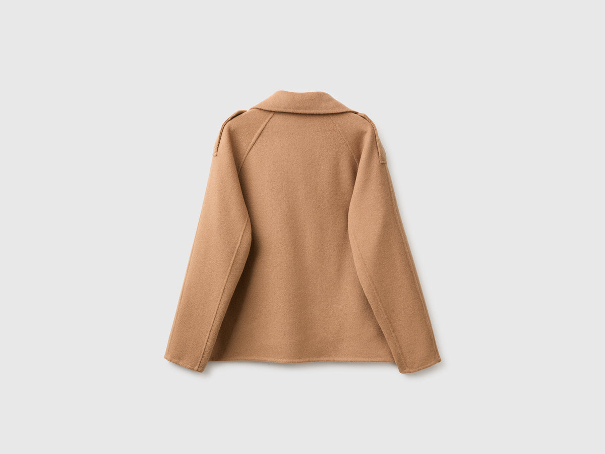 Cappotto corto doppiopetto