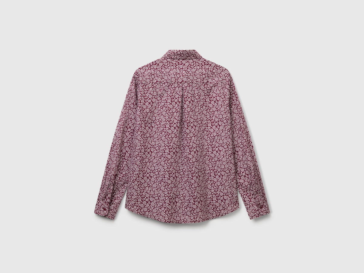 Camicia fantasia in cotone leggero