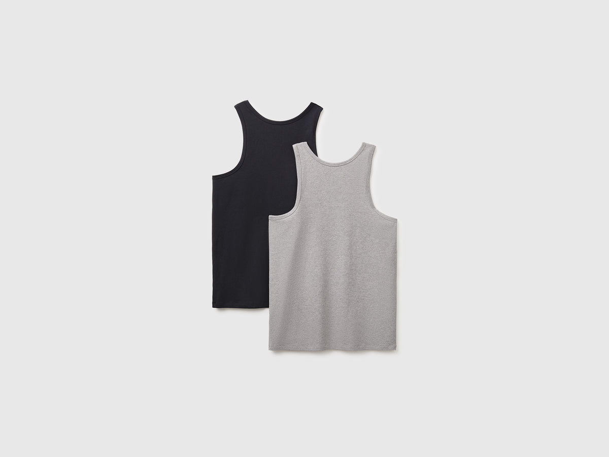 Due canotte intime in cotone stretch