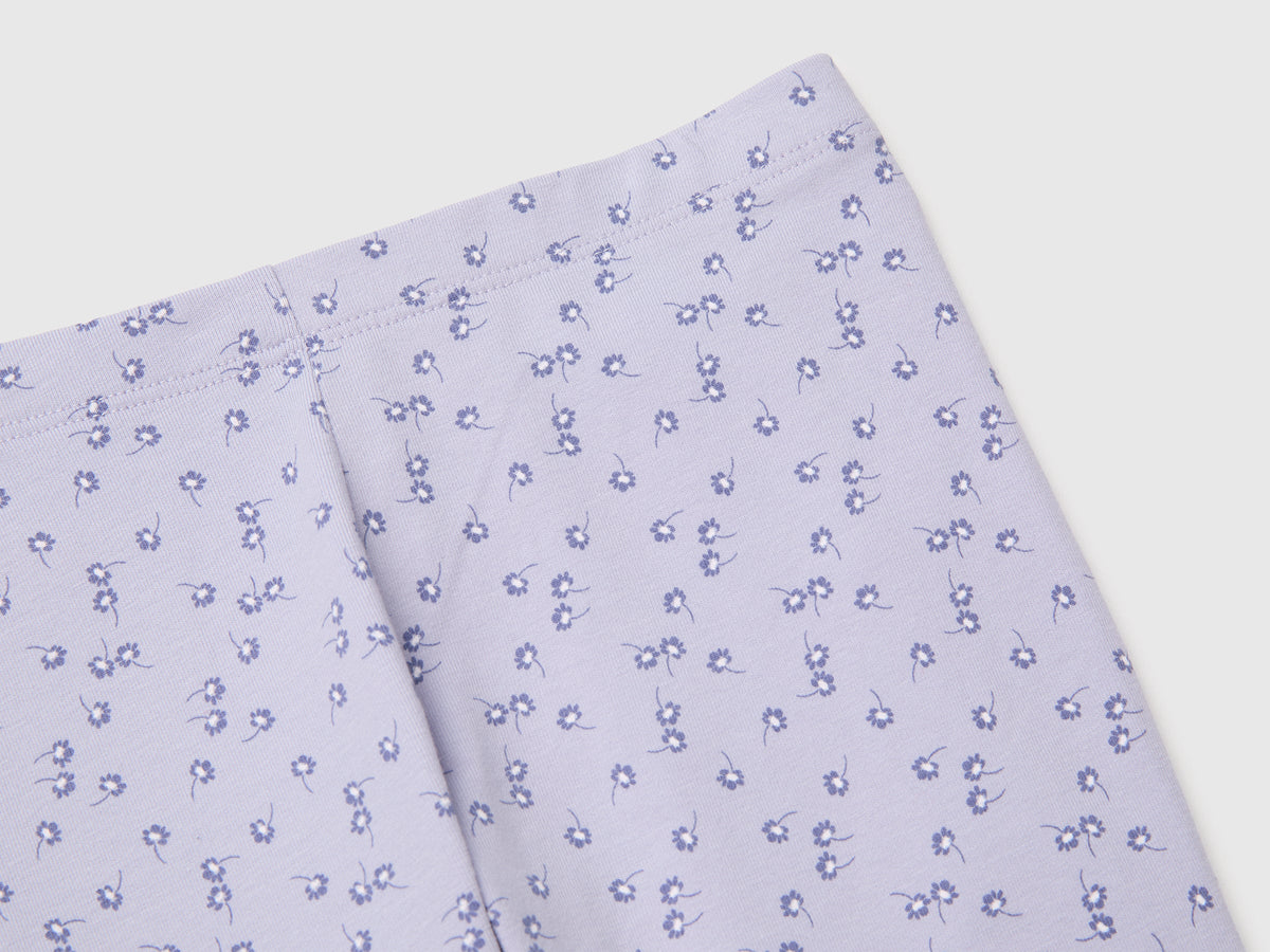 Leggings fantasia in cotone stretch