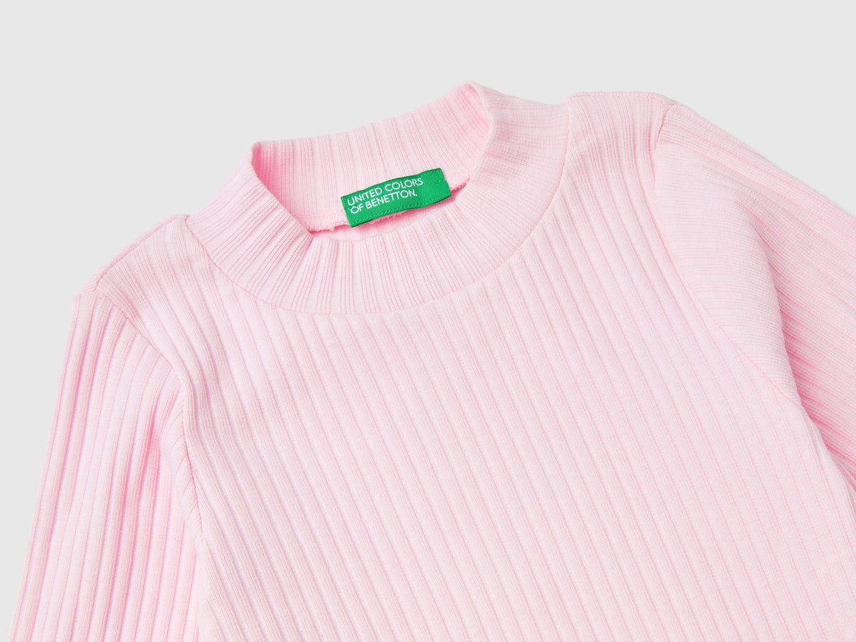 Maglietta slim fit in cotone stretch
