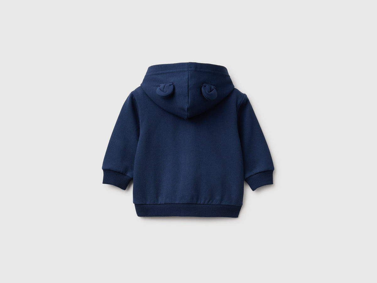 Felpa con zip e cappuccio
