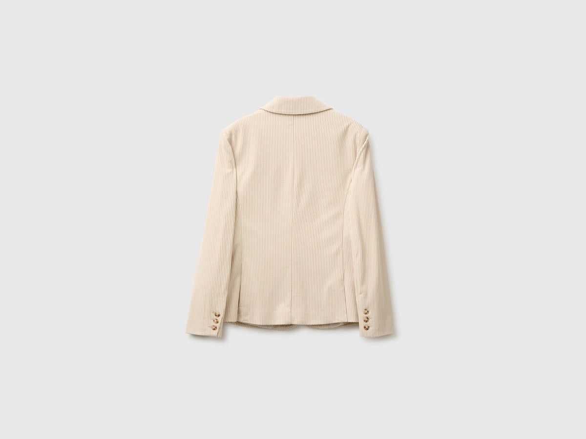 Blazer in velluto a costine
