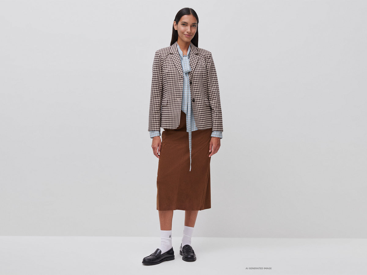 Blazer a quadretti vichy