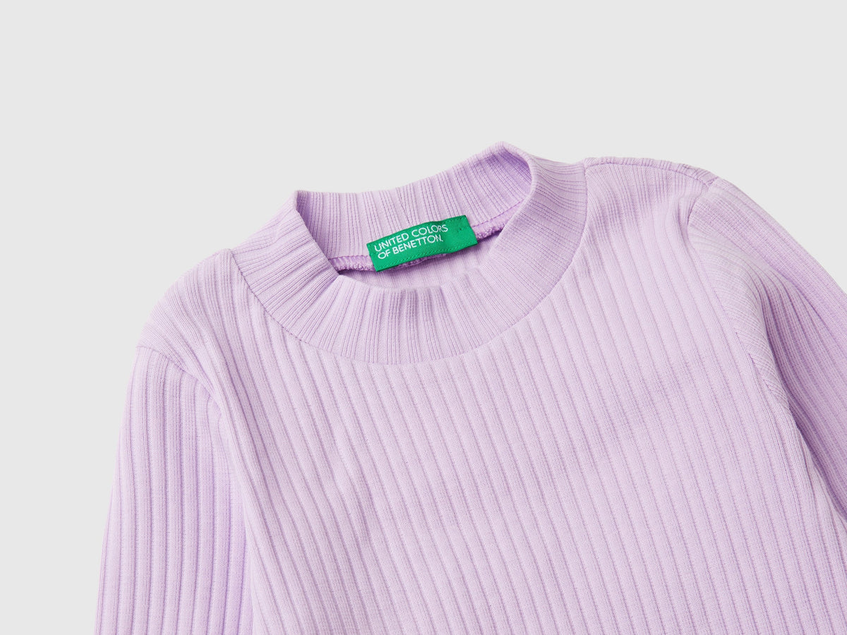Maglietta slim fit in cotone stretch