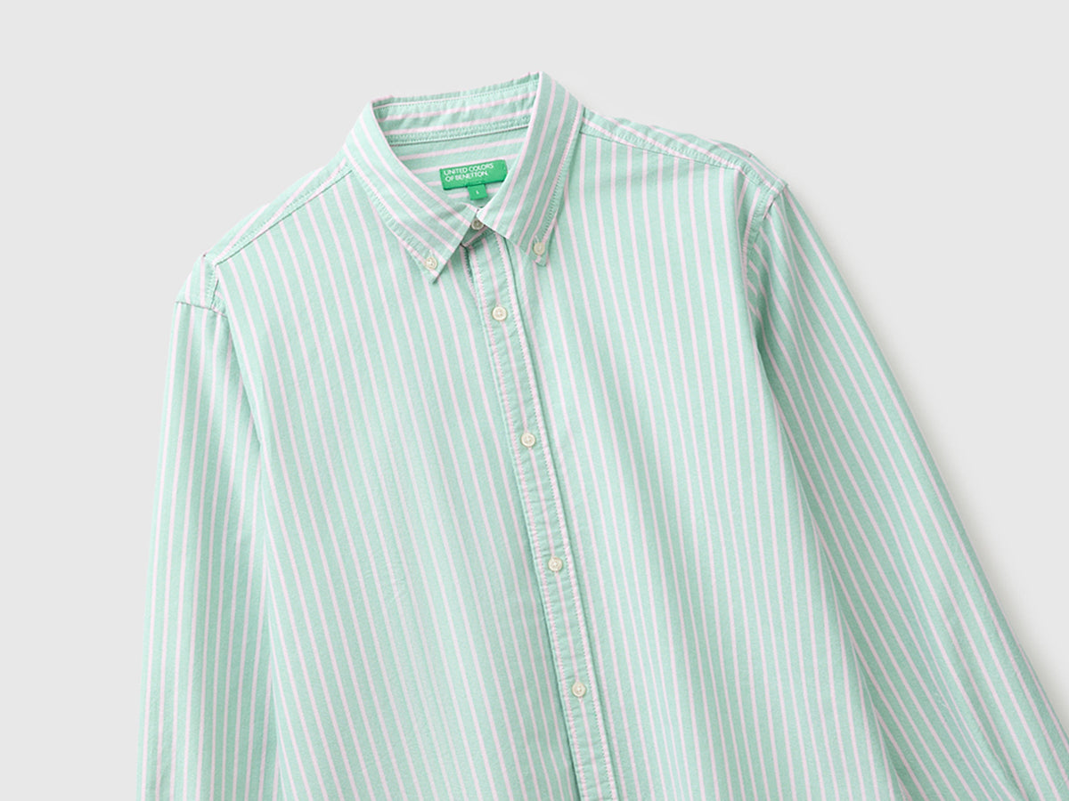 Camicia a righe button down