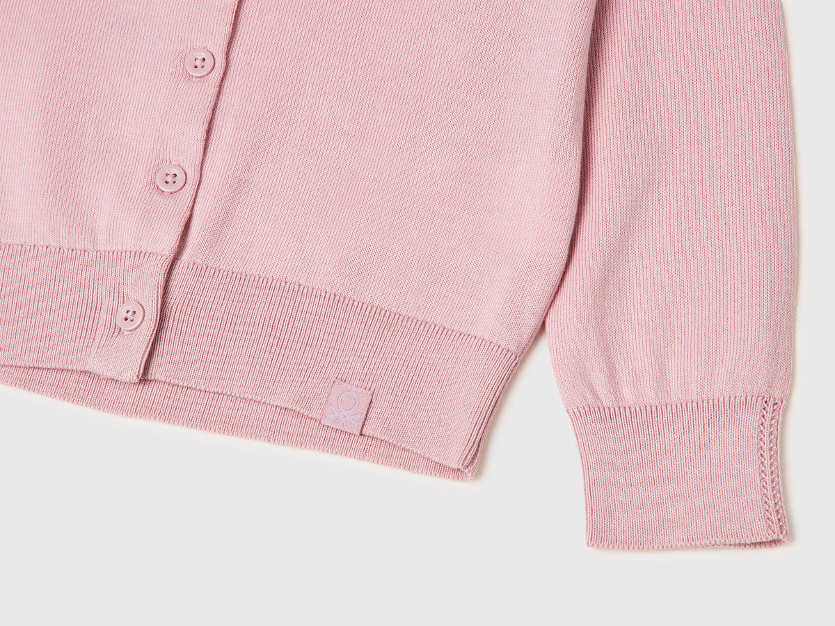 Cardigan in misto cotone e Modal