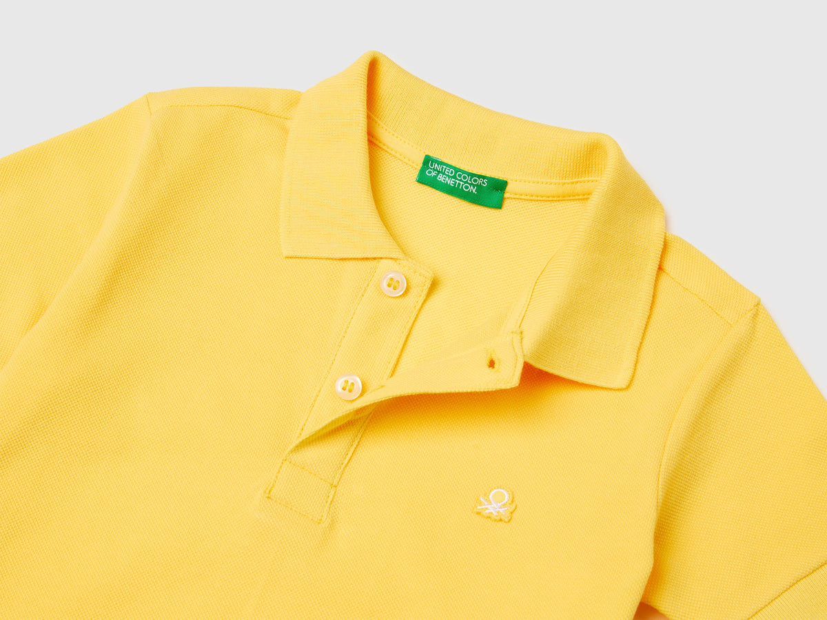 Polo manica corta in puro cotone