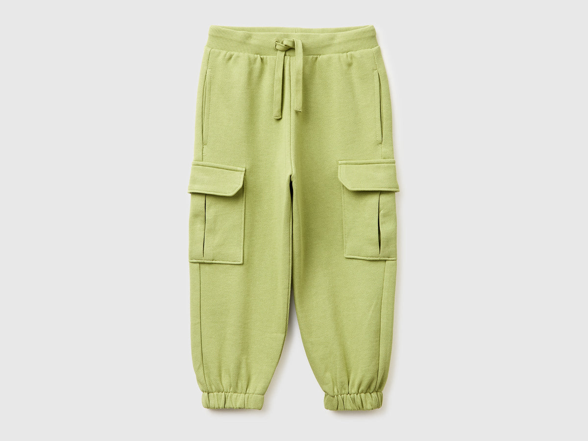 Joggers cargo in felpa