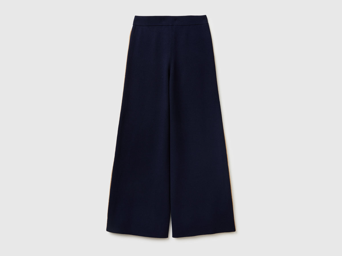 Pantaloni a palazzo in misto viscosa