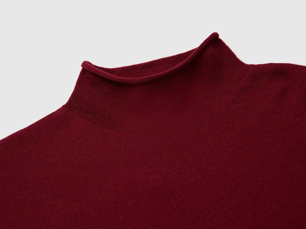 Maglia morbida in misto lana e cashmere
