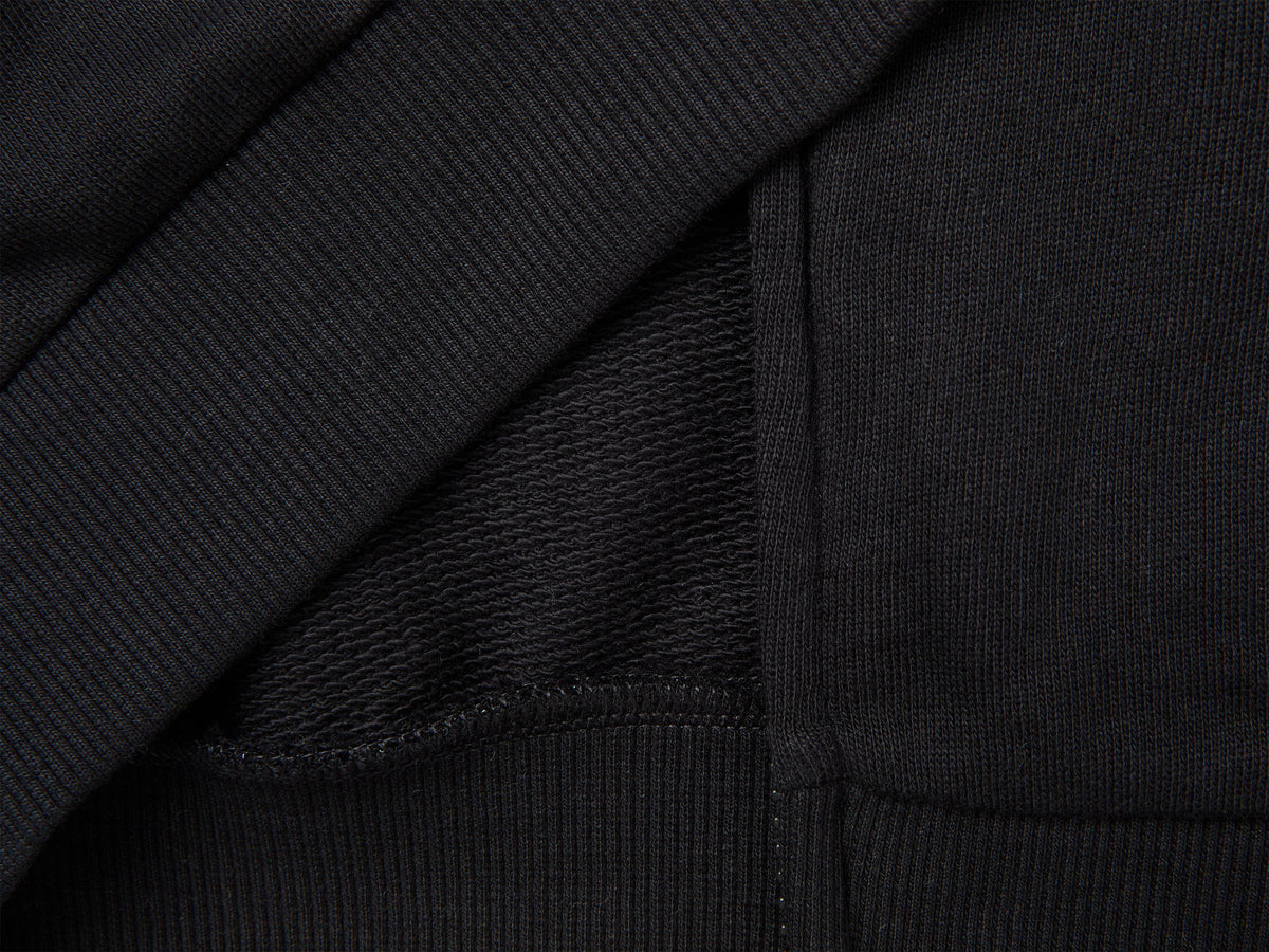 Felpa con zip 100% cotone