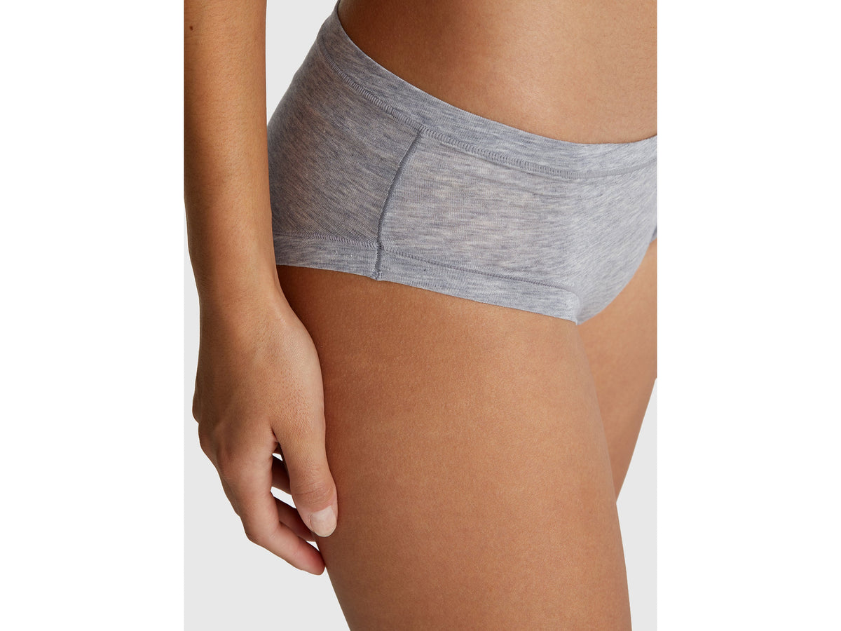 Slip fianco alto in cotone super stretch
