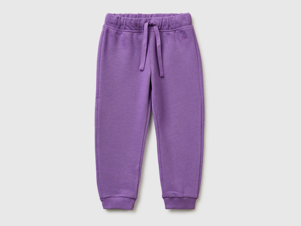 Pantaloni in felpa di cotone bio