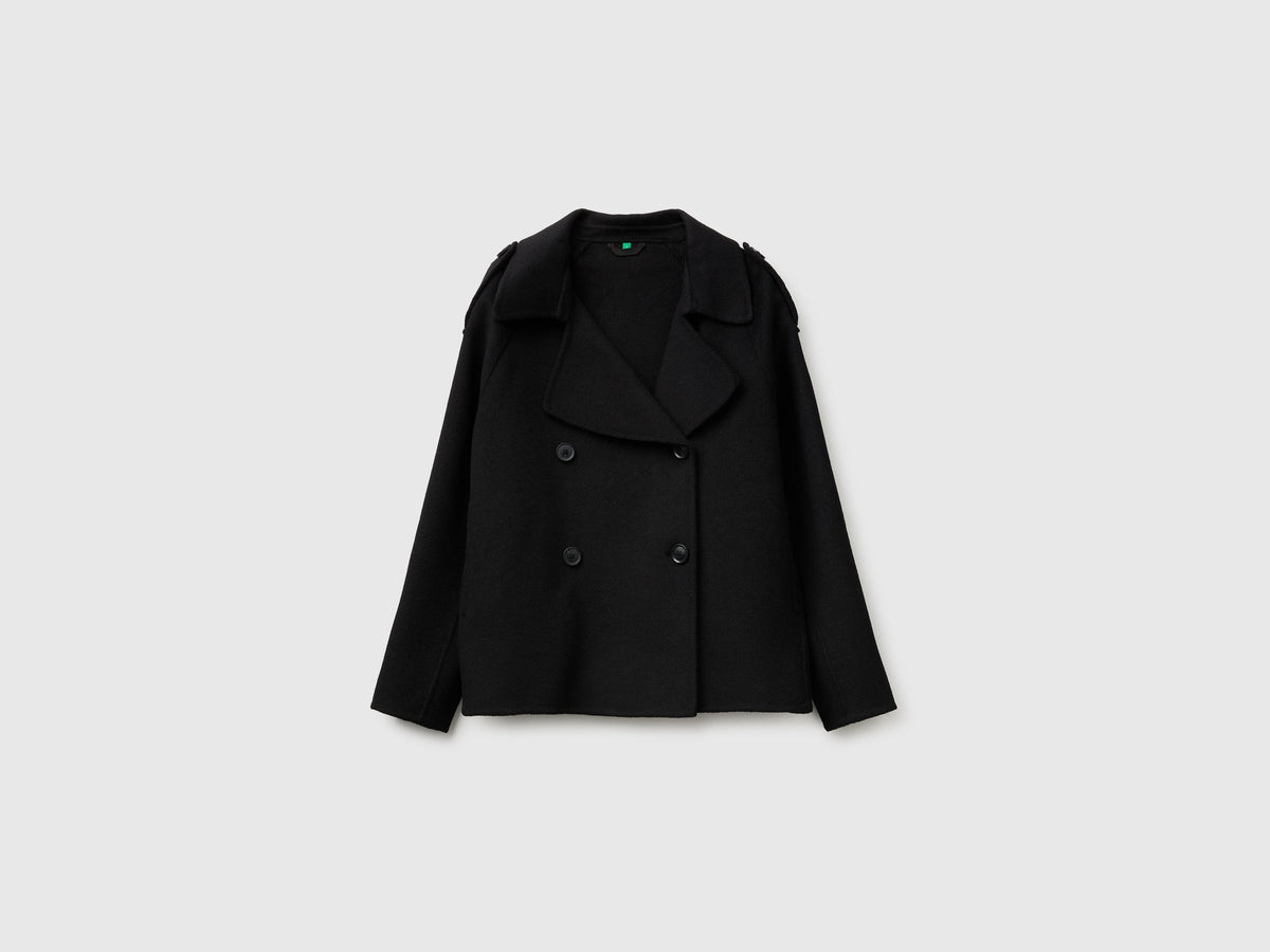 Cappotto corto doppiopetto