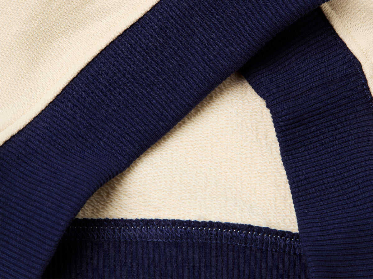 Felpa con stampa logo in cotone bio