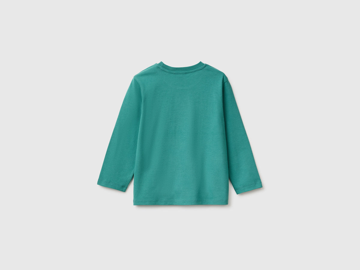 T-shirt manica lunga con stampa