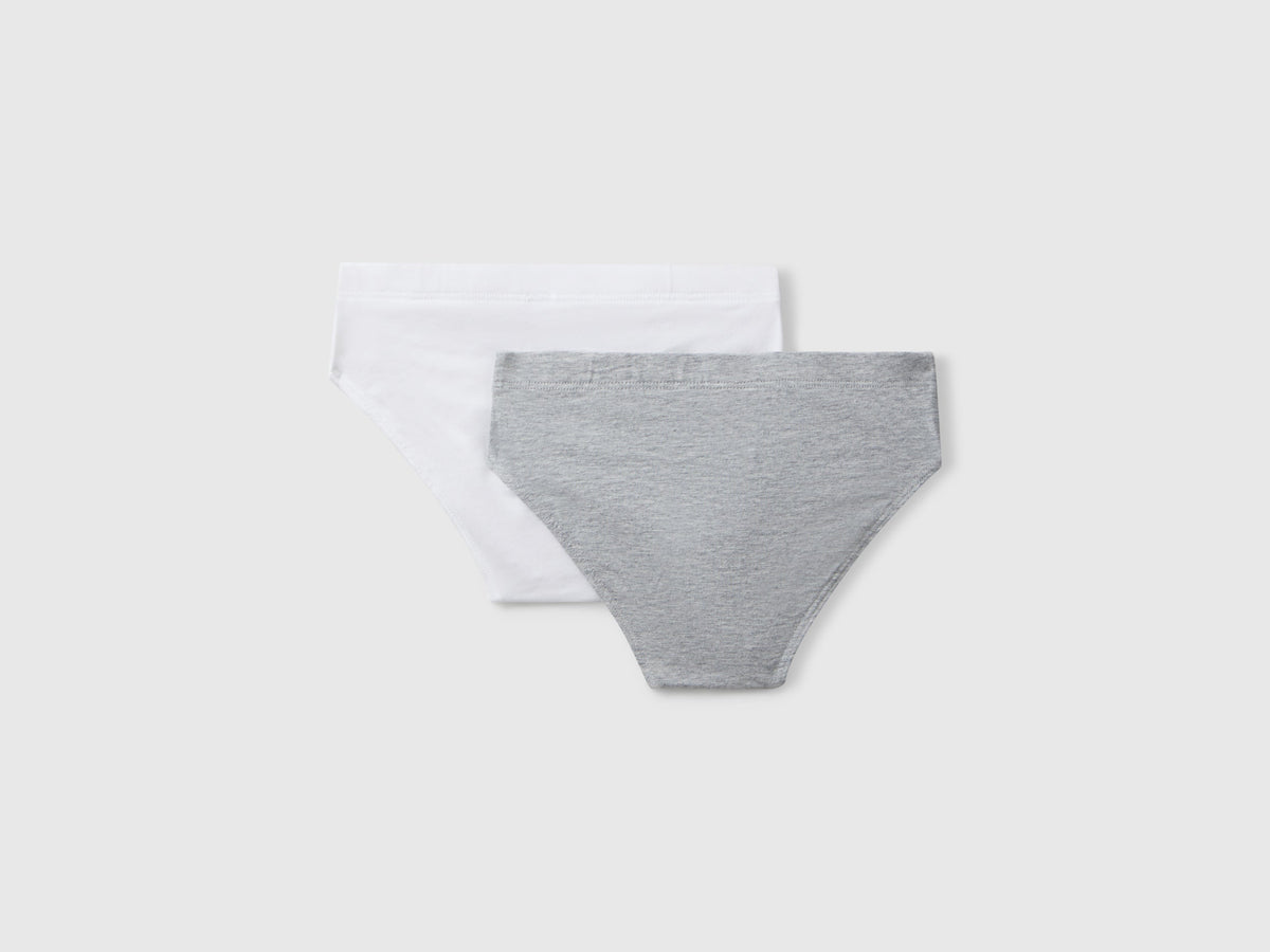 Due slip in cotone elasticizzato