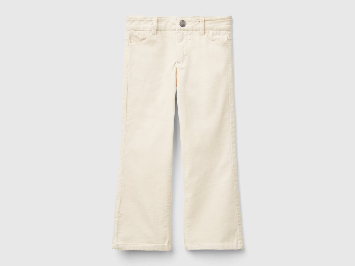 Pantaloni in velluto flare fit
