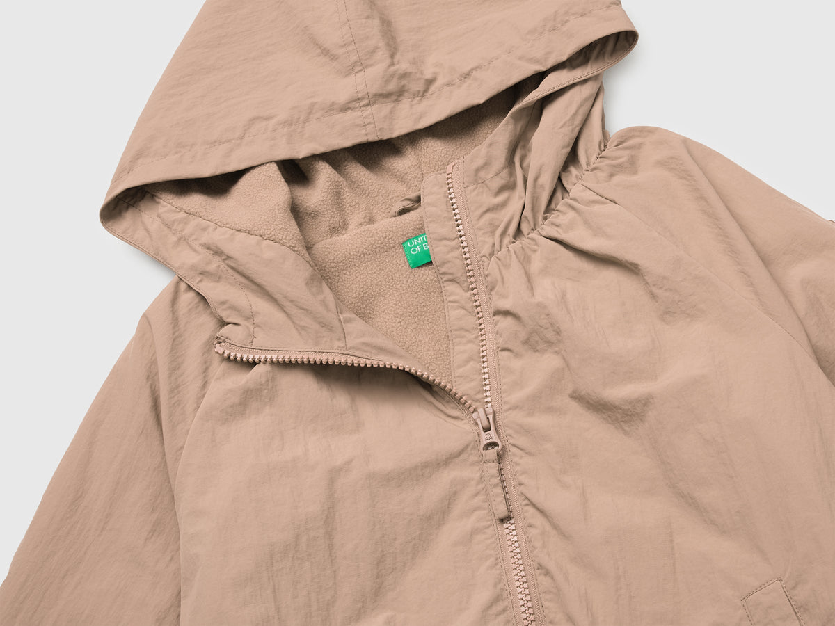 Giacca in nylon over fit