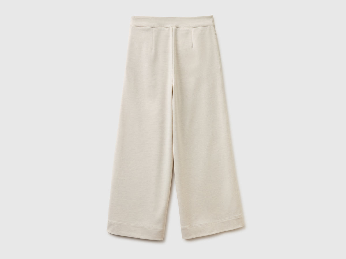 Pantaloni a vita alta con bottoni