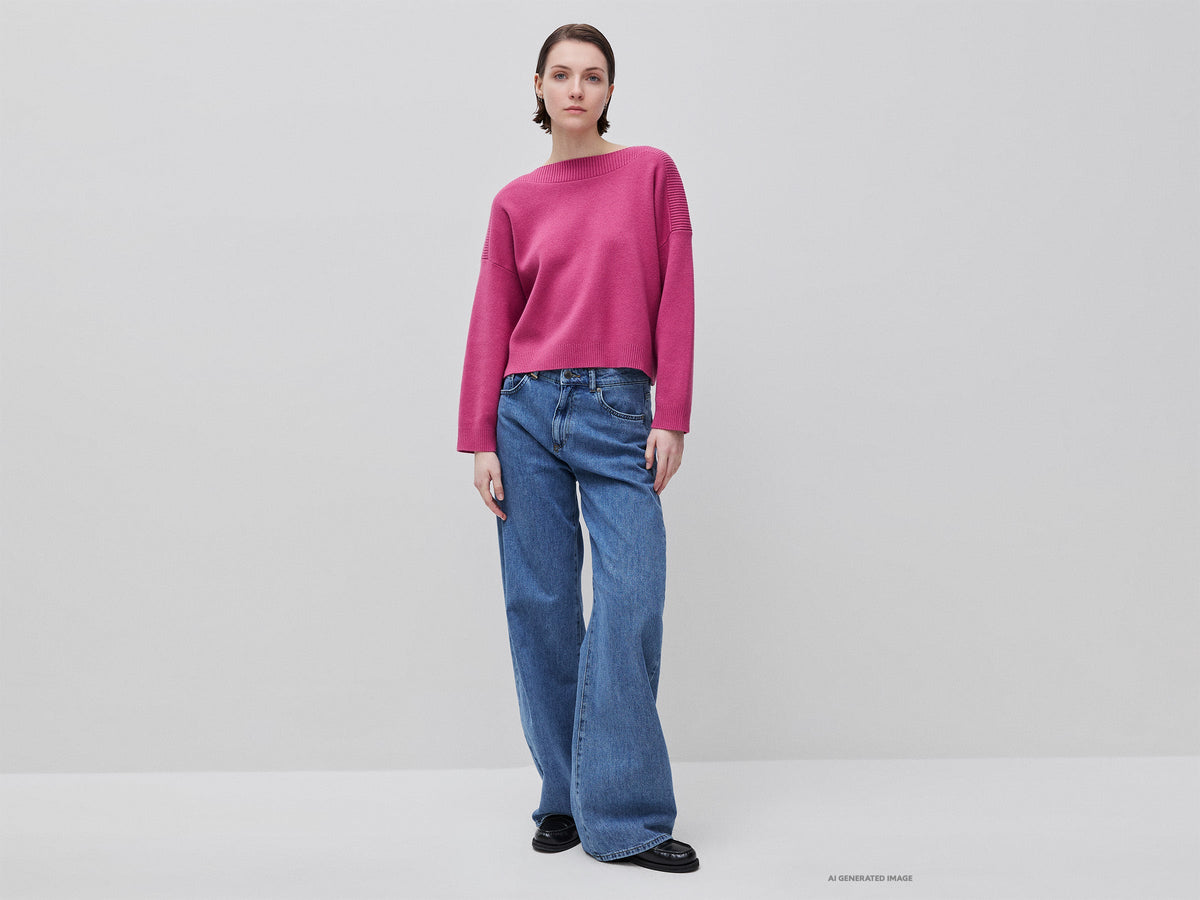Maglia jacquard boxy fit