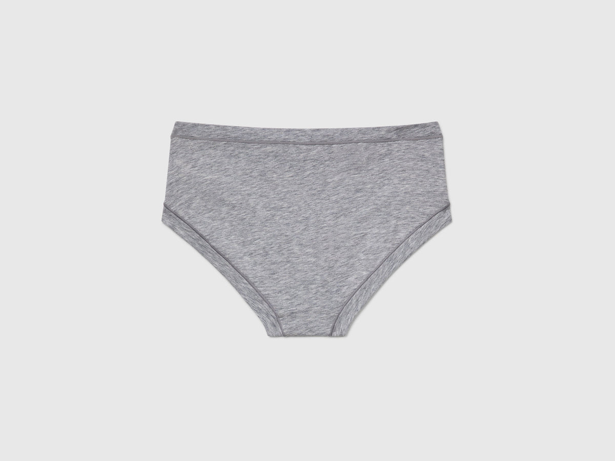 Slip fianco alto in cotone super stretch