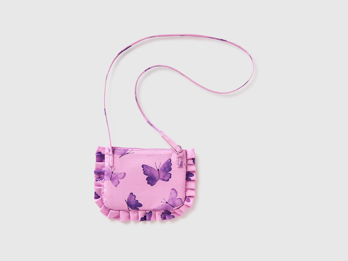 Borsa con rouches e fiocco