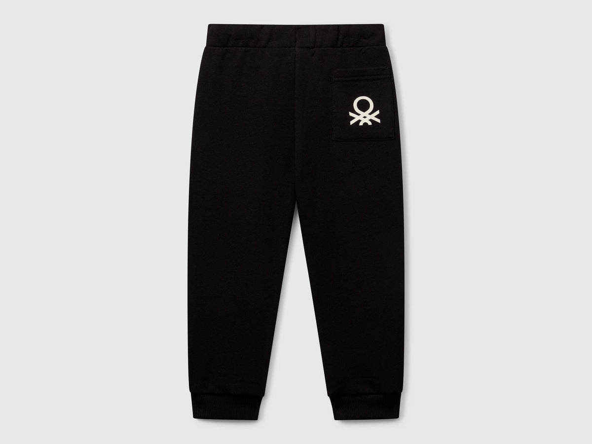 Pantaloni in cotone con logo