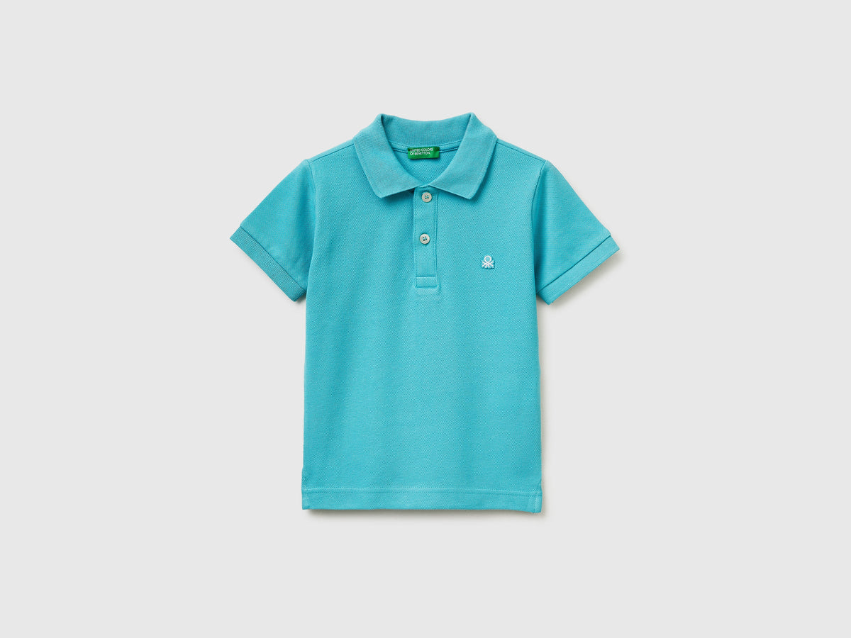 Polo manica corta in puro cotone