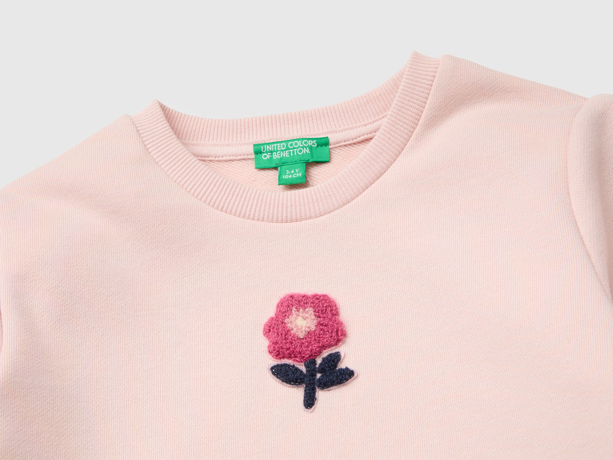 Vestito con gonna a fiori
