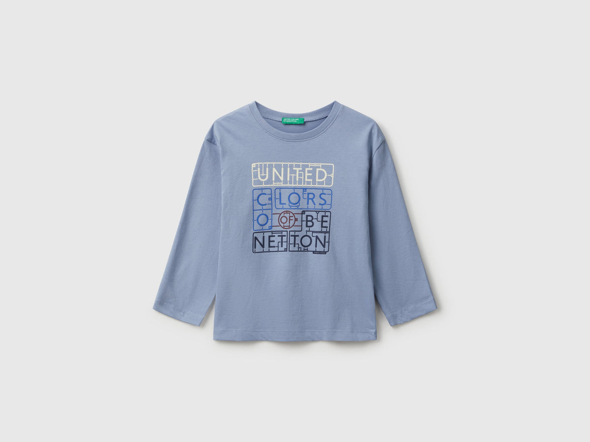 T-shirt con stampa logo