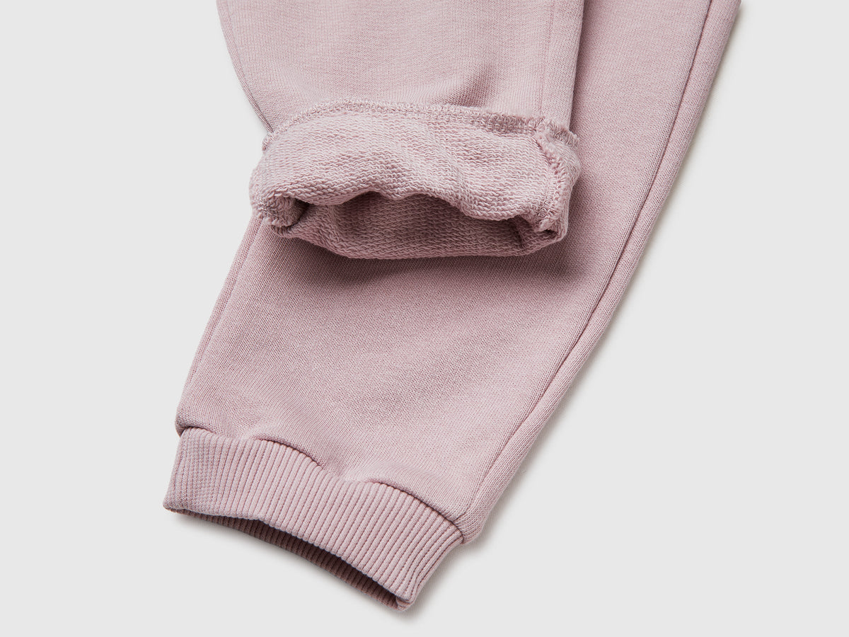 Pantaloni in felpa di cotone bio