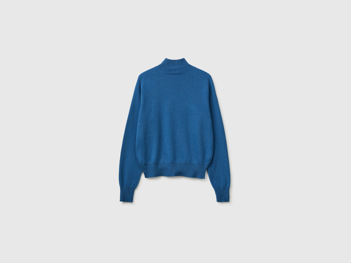 Maglia dolcevita in misto cashmere